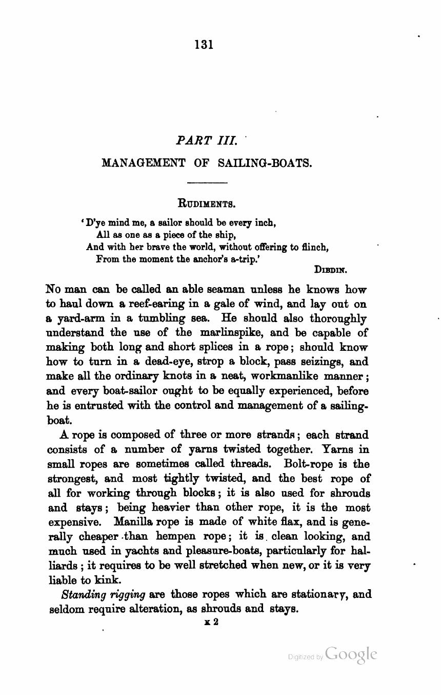 The Sailing Boat: A Treatise on English and Foreign Boats and Yachts — страница 169