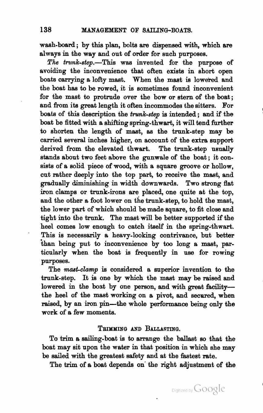 The Sailing Boat: A Treatise on English and Foreign Boats and Yachts — страница 178