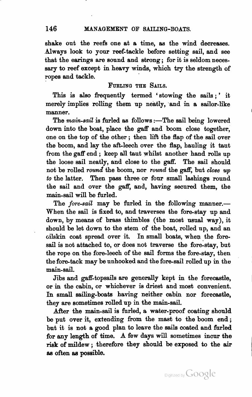 The Sailing Boat: A Treatise on English and Foreign Boats and Yachts — страница 186
