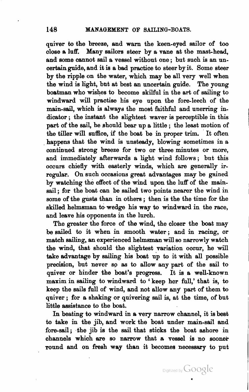 The Sailing Boat: A Treatise on English and Foreign Boats and Yachts — страница 188
