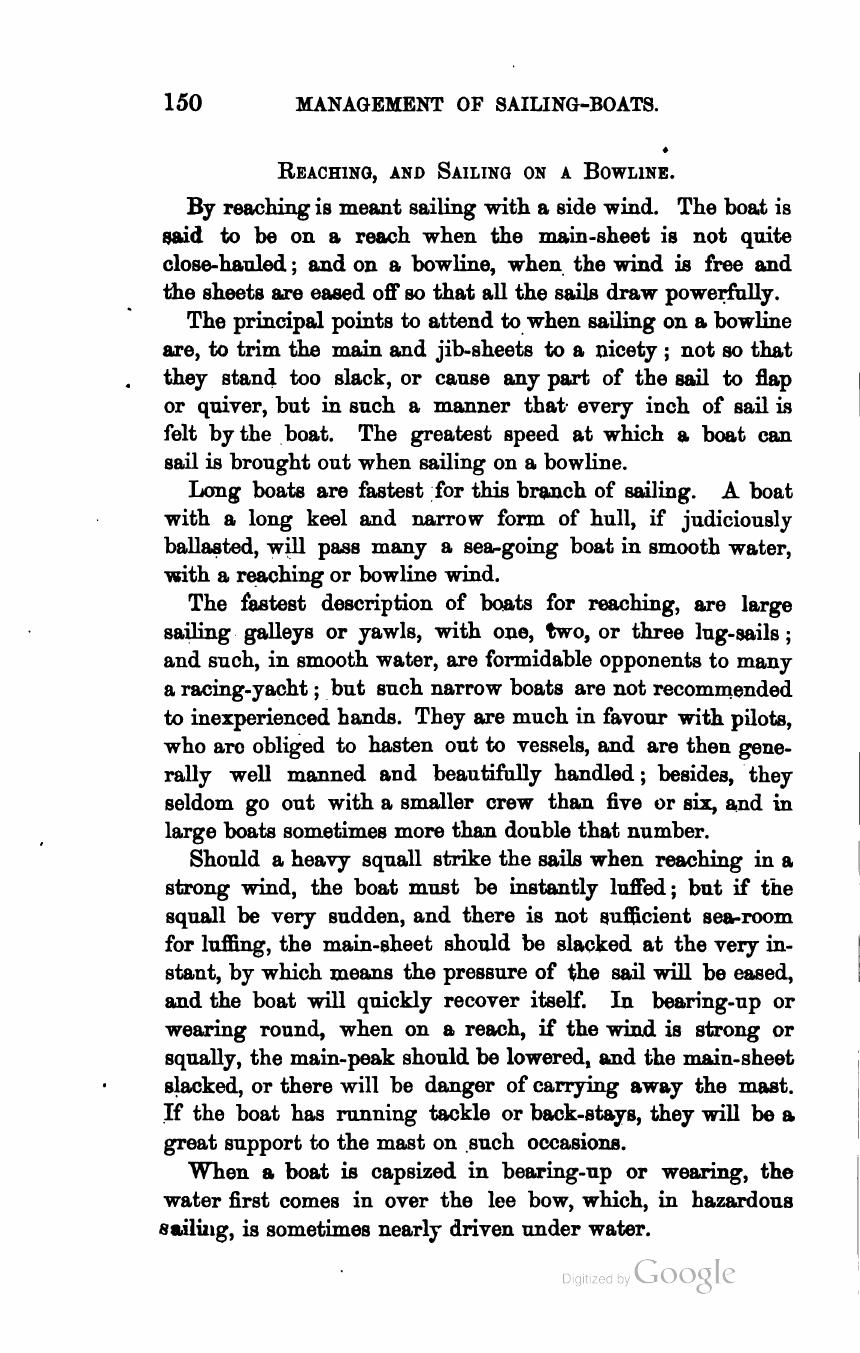 The Sailing Boat: A Treatise on English and Foreign Boats and Yachts — страница 190