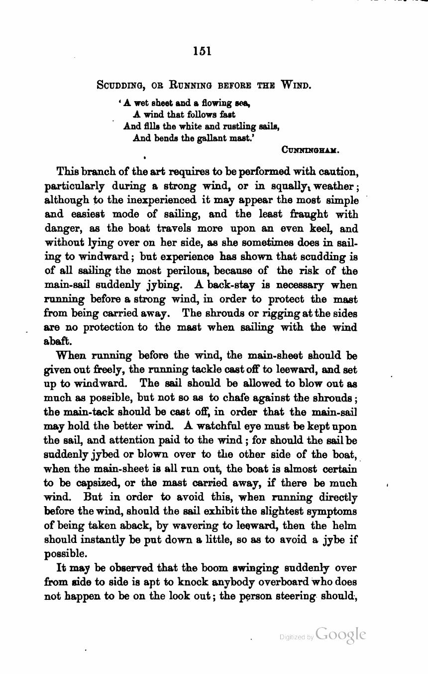 The Sailing Boat: A Treatise on English and Foreign Boats and Yachts — страница 191
