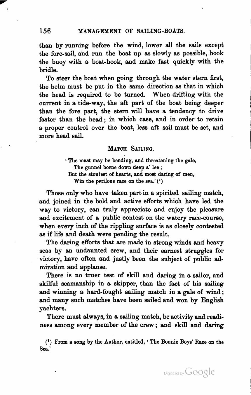 The Sailing Boat: A Treatise on English and Foreign Boats and Yachts — страница 196