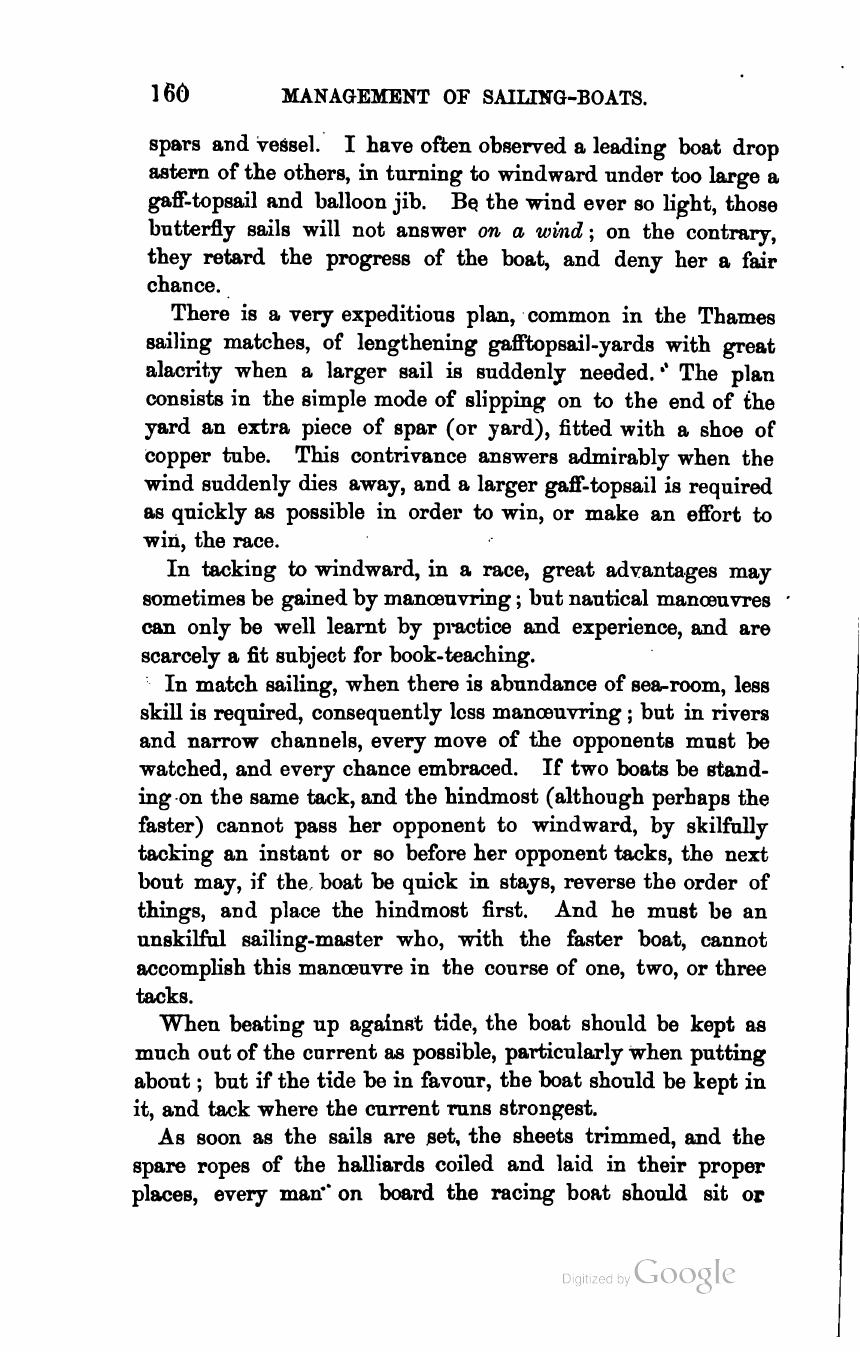 The Sailing Boat: A Treatise on English and Foreign Boats and Yachts — страница 200