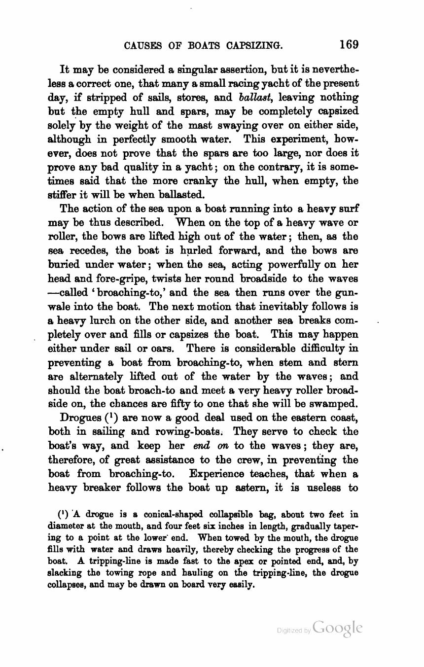 The Sailing Boat: A Treatise on English and Foreign Boats and Yachts — страница 211