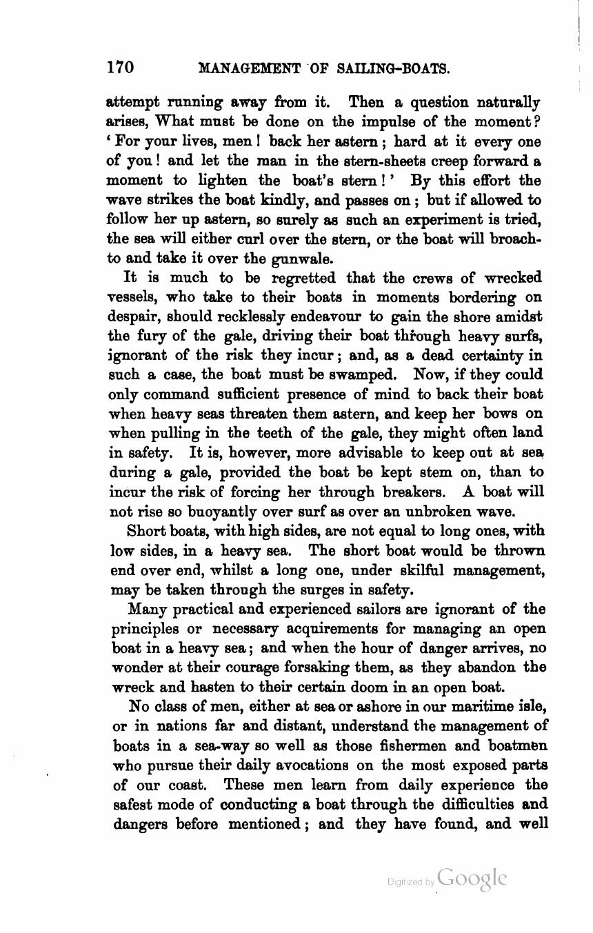 The Sailing Boat: A Treatise on English and Foreign Boats and Yachts — страница 212