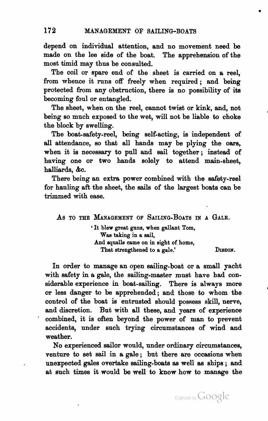 The Sailing Boat: A Treatise on English and Foreign Boats and Yachts — страница 216