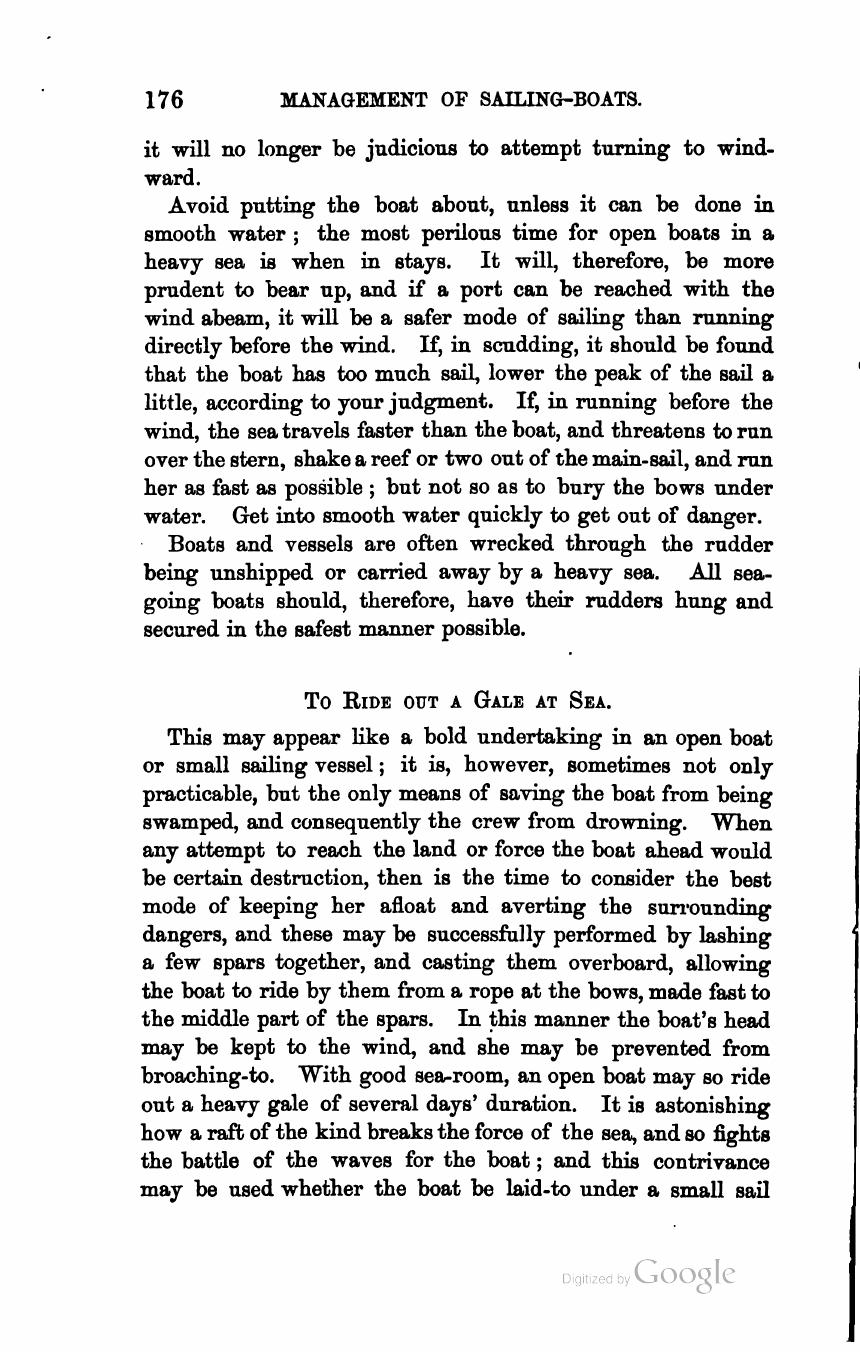 The Sailing Boat: A Treatise on English and Foreign Boats and Yachts — страница 220