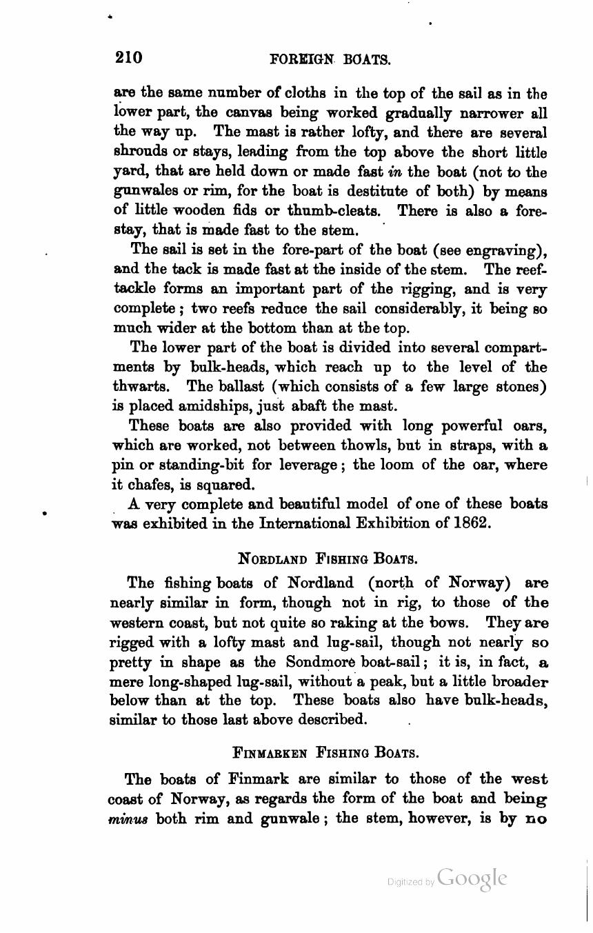 The Sailing Boat: A Treatise on English and Foreign Boats and Yachts — страница 260