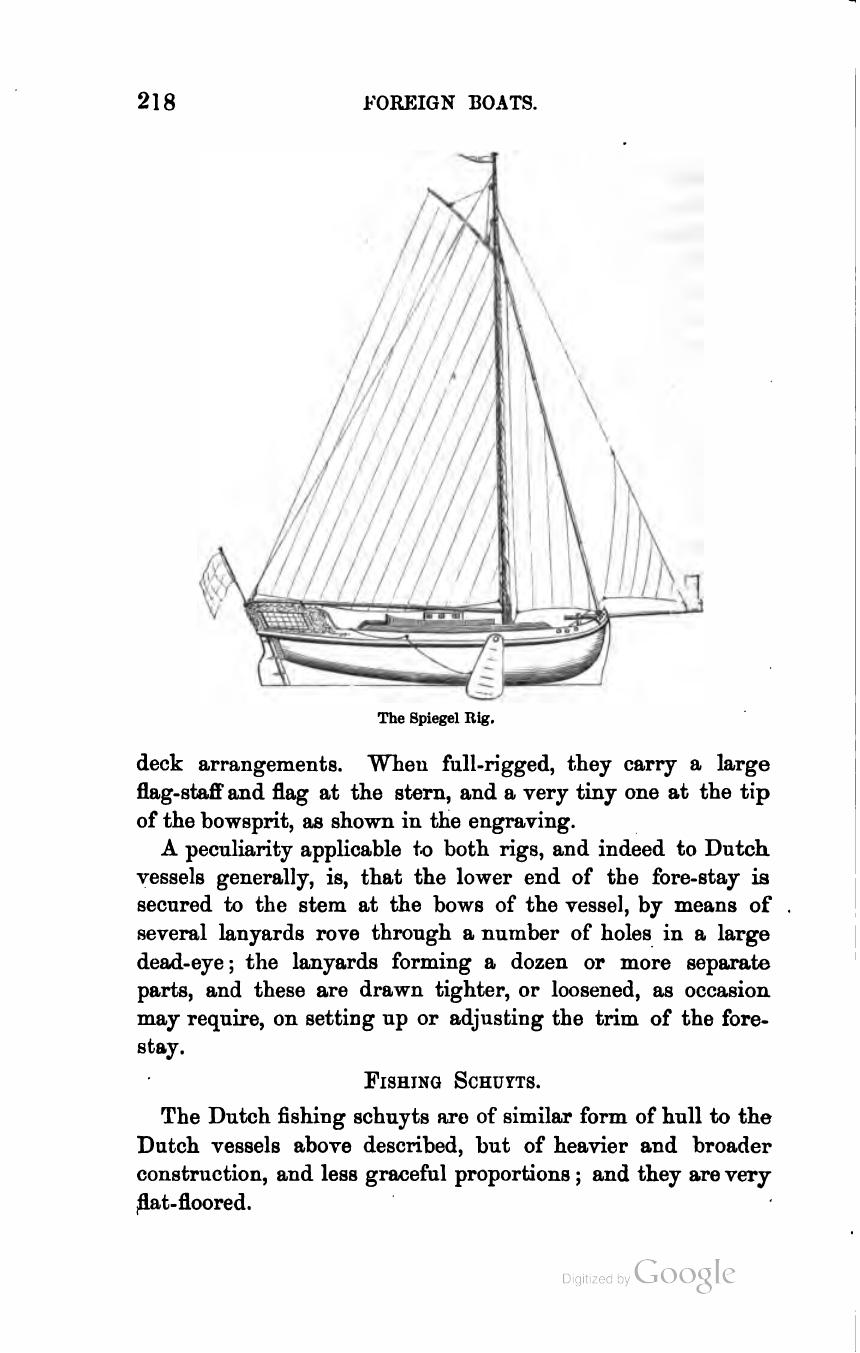 The Sailing Boat: A Treatise on English and Foreign Boats and Yachts — страница 268