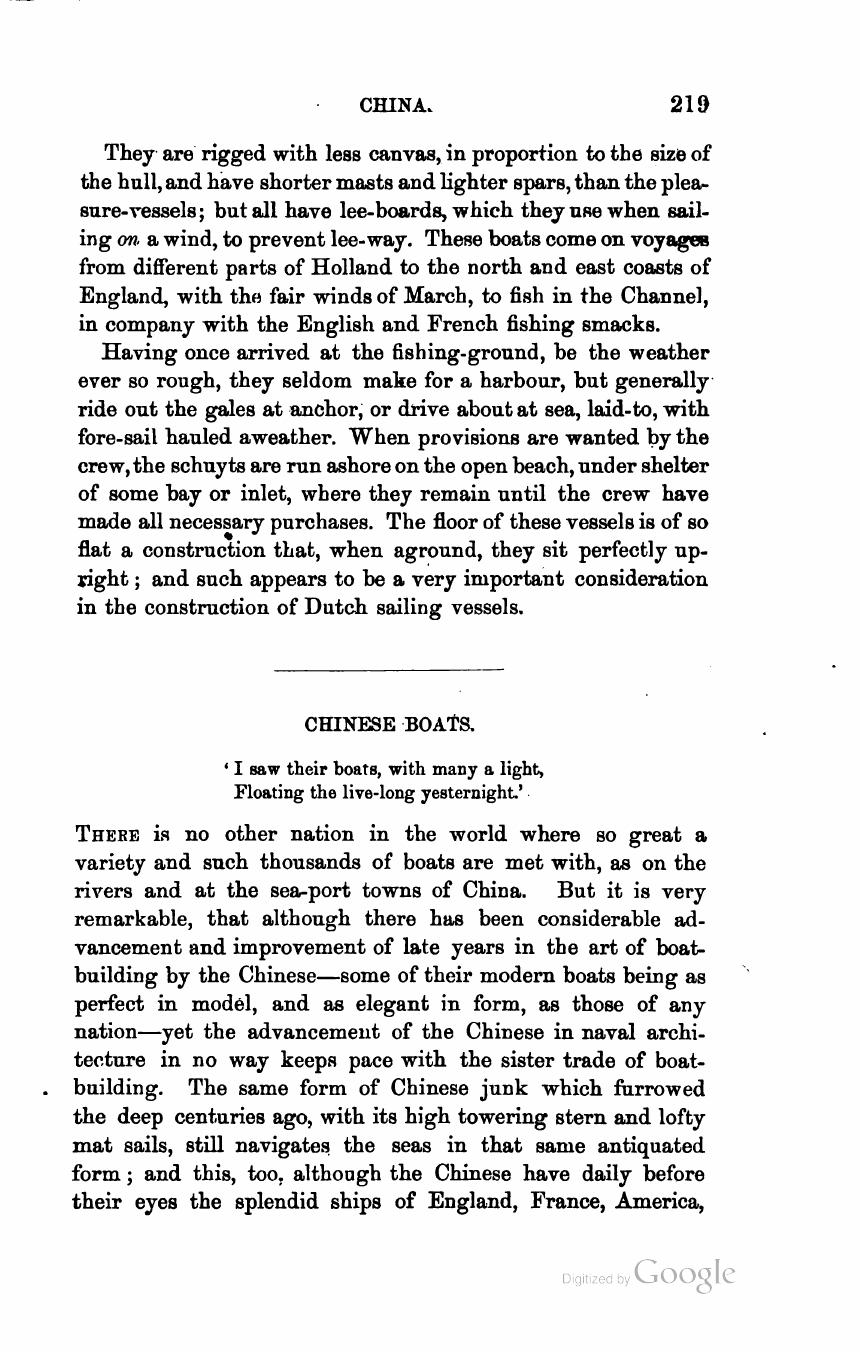 The Sailing Boat: A Treatise on English and Foreign Boats and Yachts — страница 269