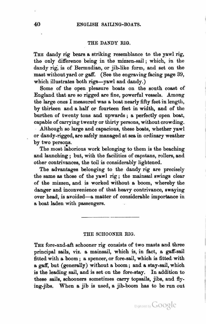 The Sailing Boat: A Treatise on English and Foreign Boats and Yachts — страница 60