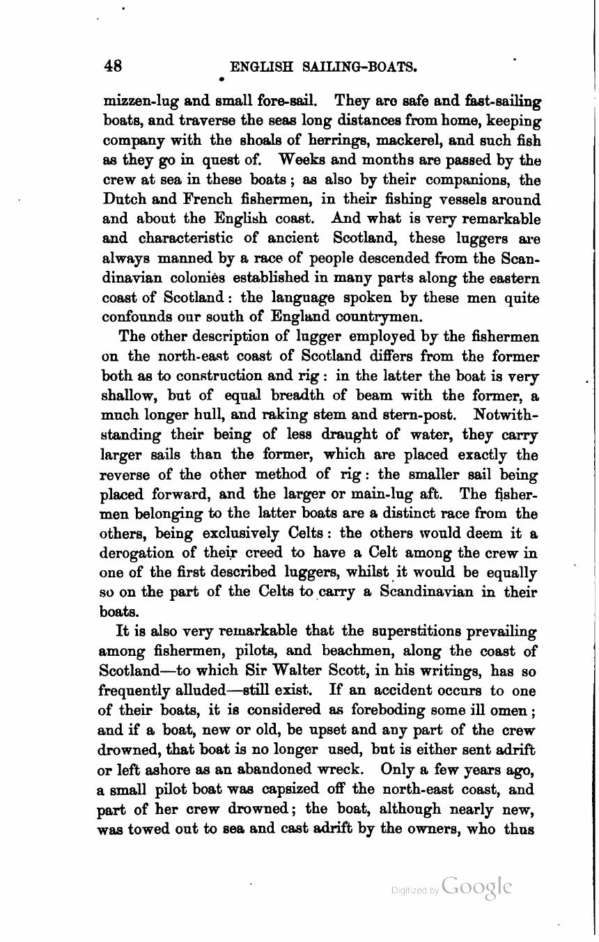 The Sailing Boat: A Treatise on English and Foreign Boats and Yachts — страница 70