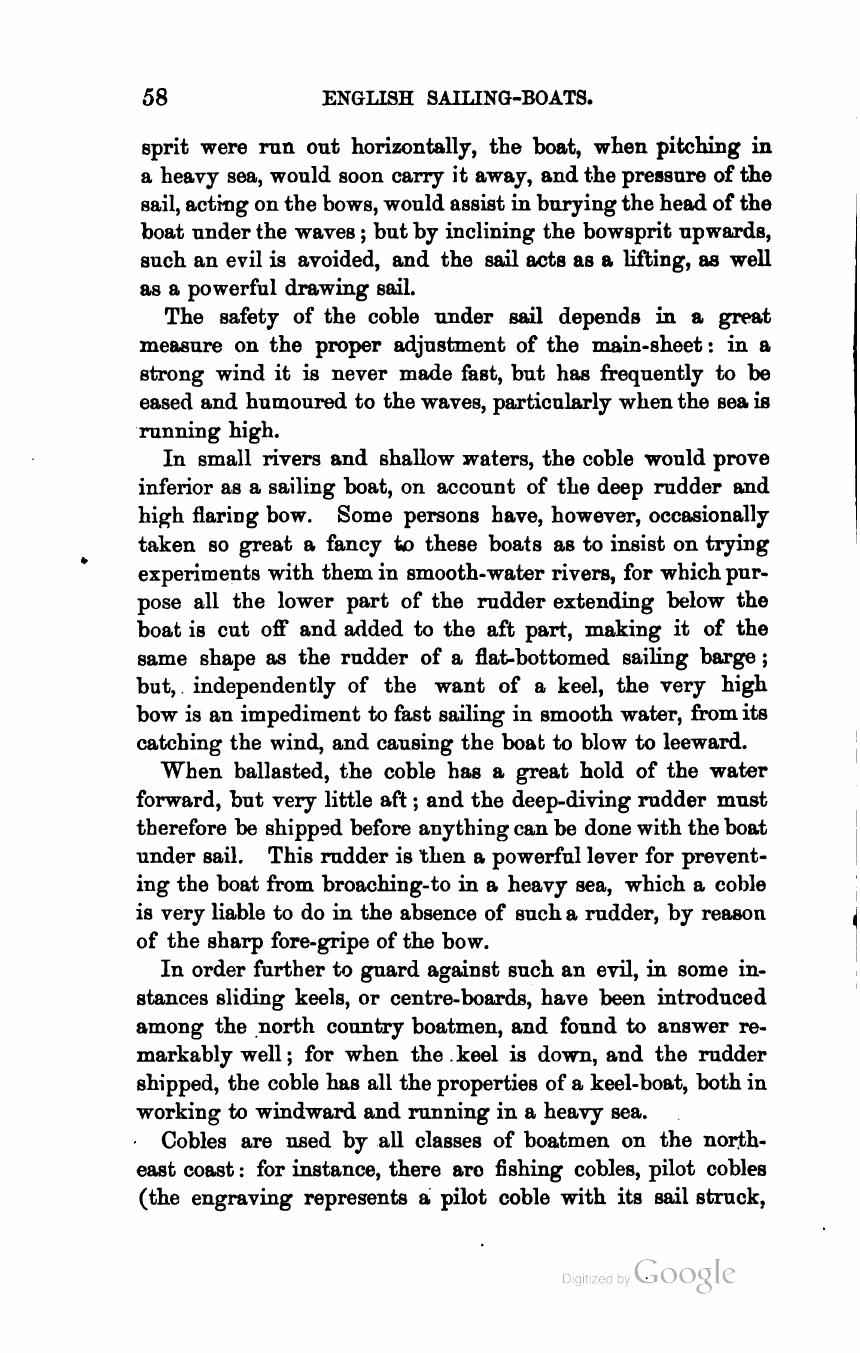 The Sailing Boat: A Treatise on English and Foreign Boats and Yachts — страница 82