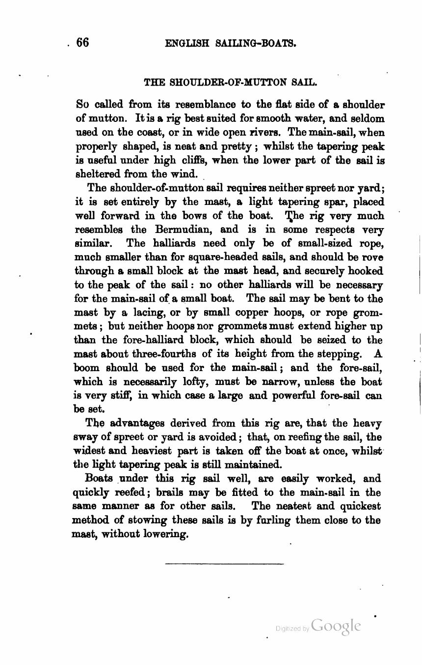 The Sailing Boat: A Treatise on English and Foreign Boats and Yachts — страница 92