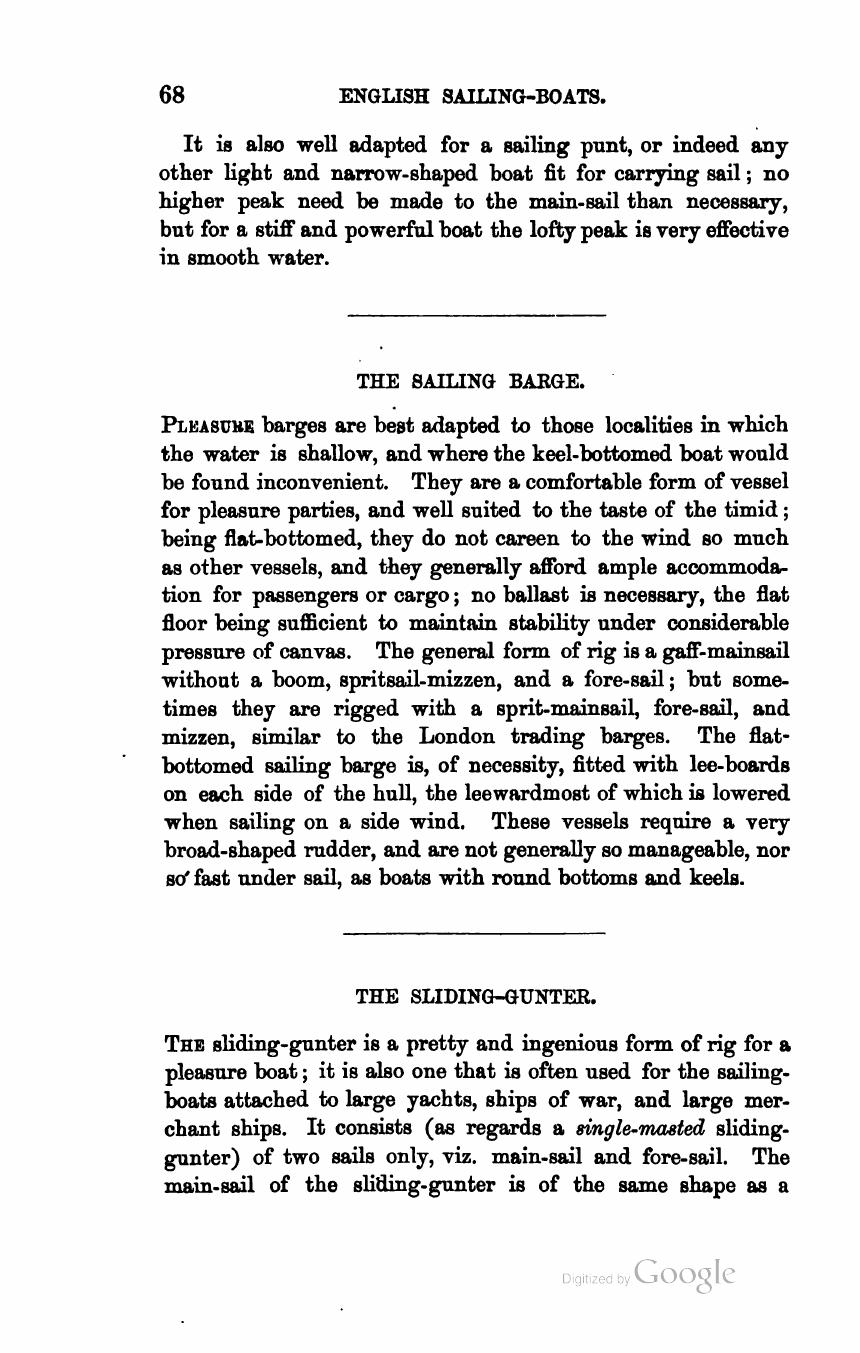 The Sailing Boat: A Treatise on English and Foreign Boats and Yachts — страница 94