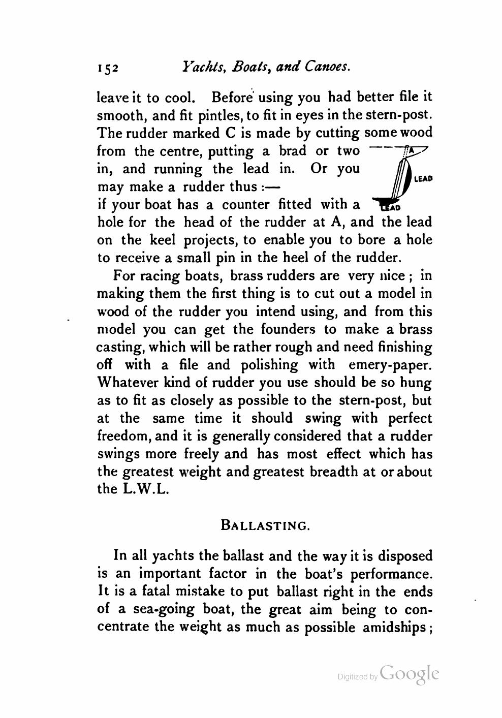 Yachts, Boats and Canoes — страница 172