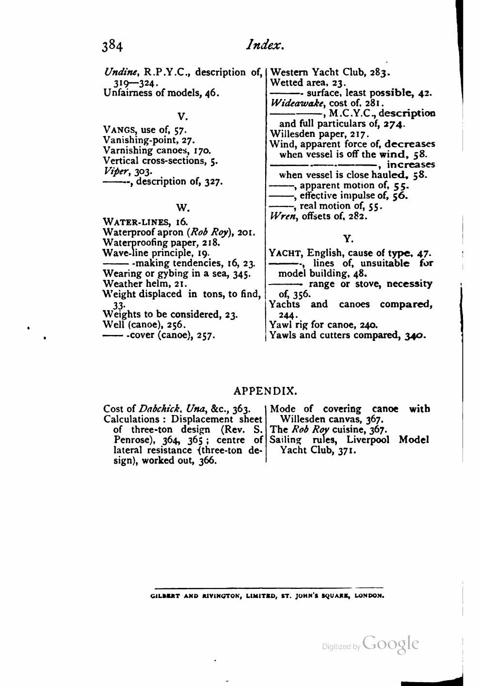 Yachts, Boats and Canoes — страница 412