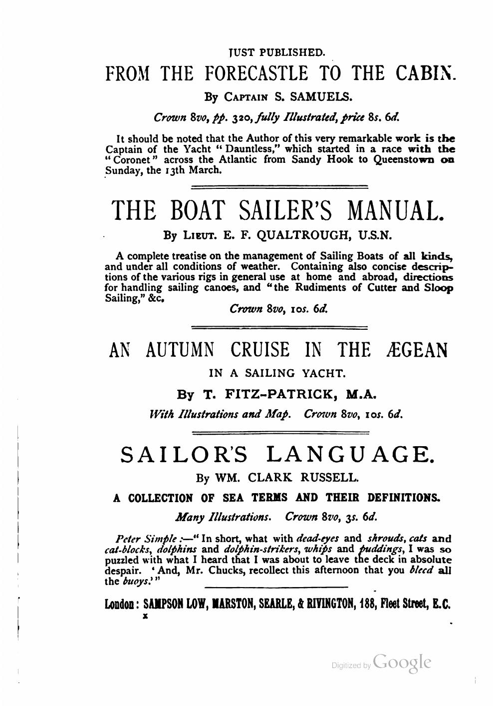 Yachts, Boats and Canoes — страница 422