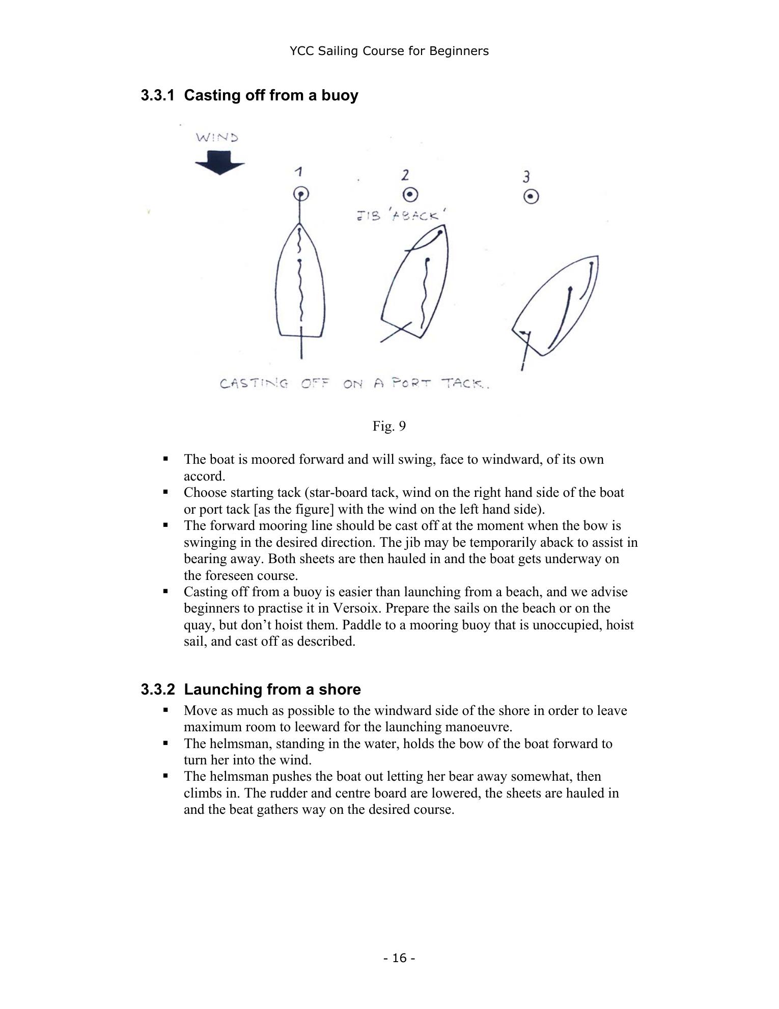 YCC Sailing Course for Beginners — страница 16