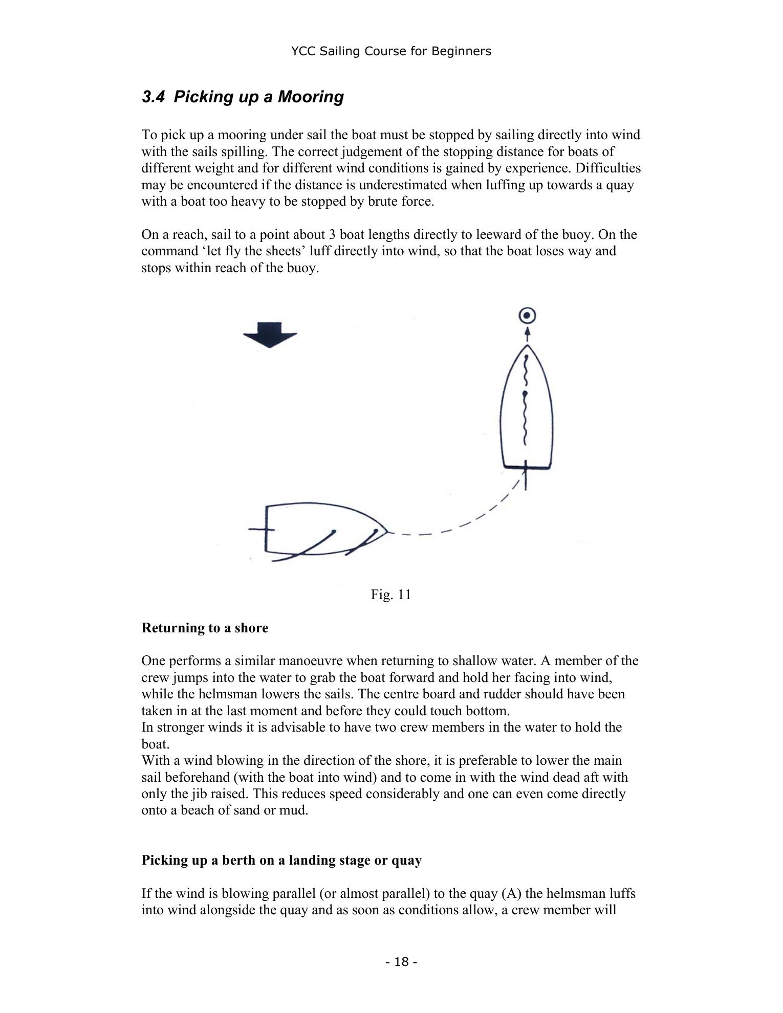YCC Sailing Course for Beginners — страница 18