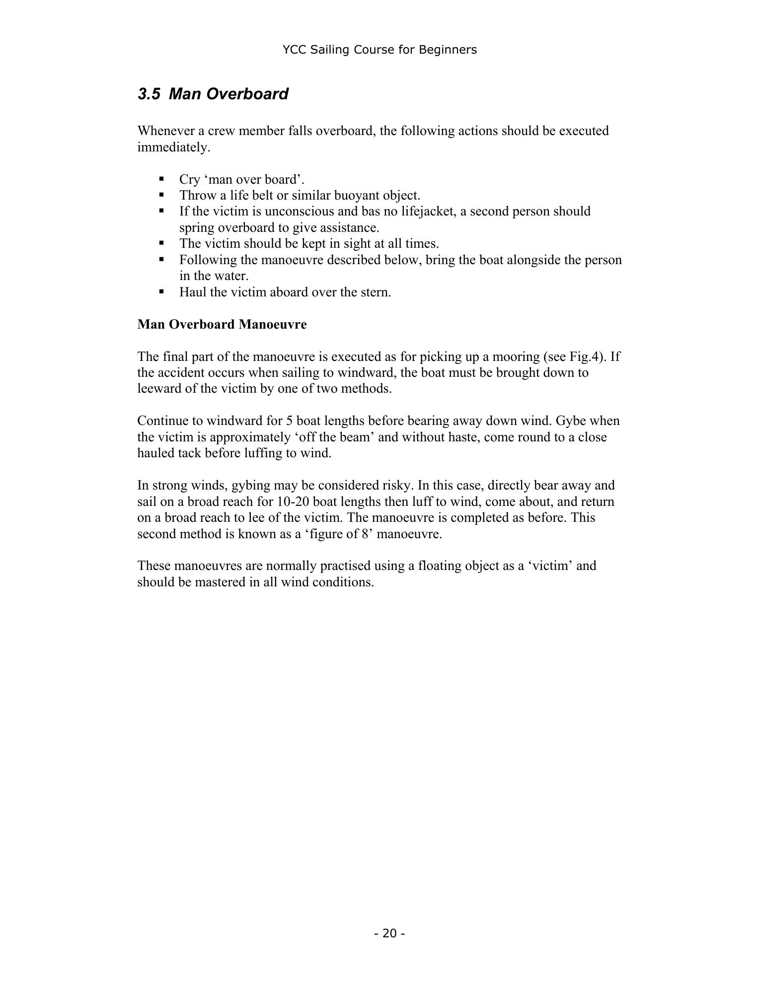 YCC Sailing Course for Beginners — страница 20