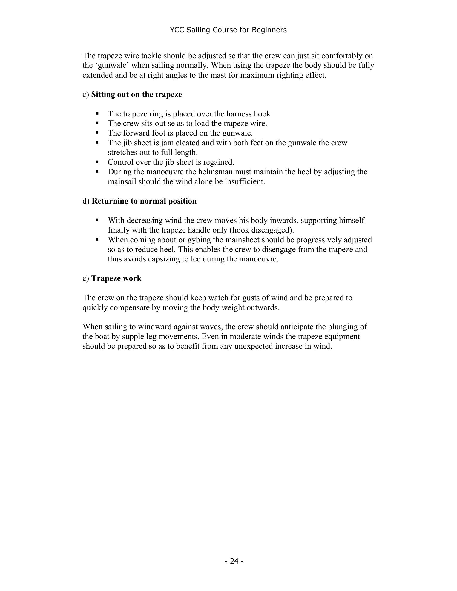 YCC Sailing Course for Beginners — страница 24