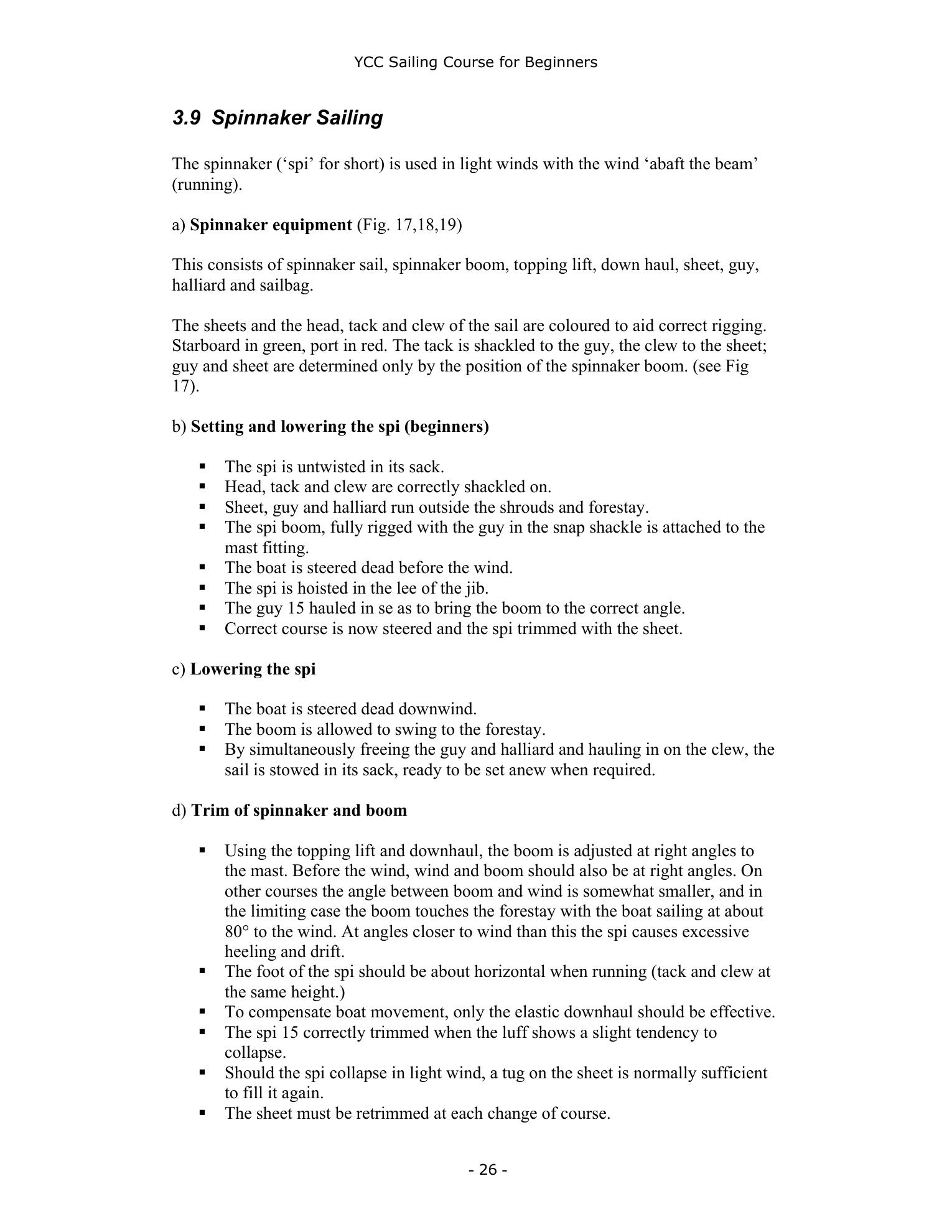 YCC Sailing Course for Beginners — страница 26