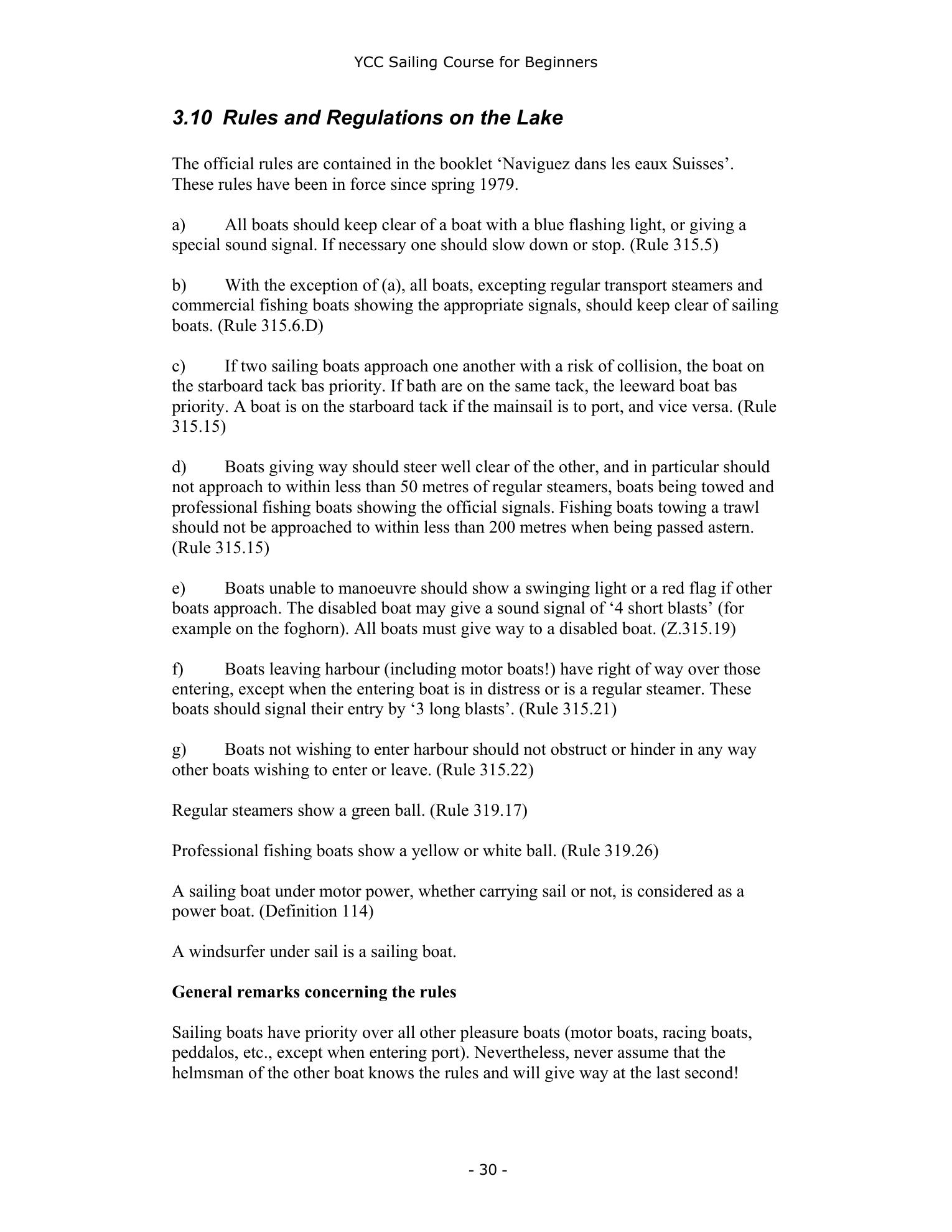 YCC Sailing Course for Beginners — страница 30