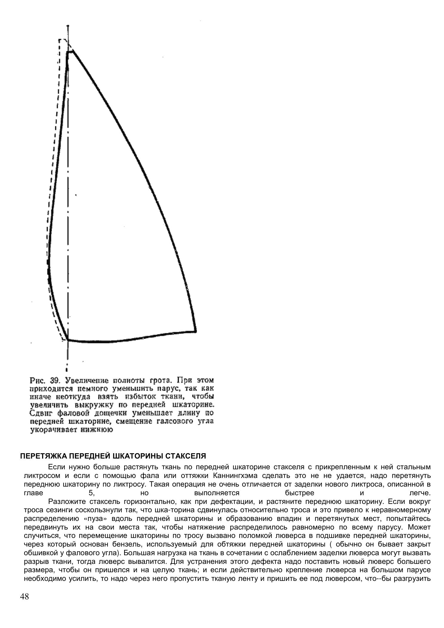 Уход за парусами и их ремонт — страница 48